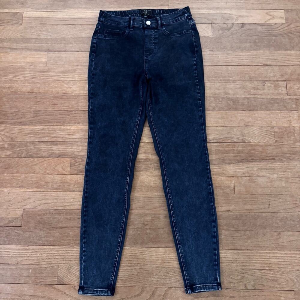 G by Giuliana dark wash skinny faux button jeggings pants size 8
b69